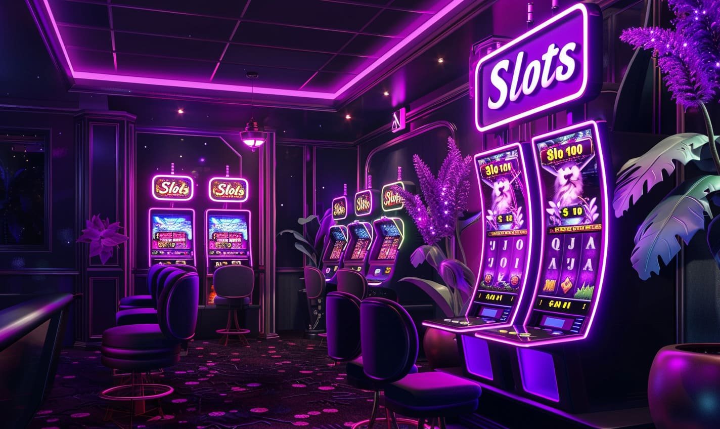 Bikini Paradise slot game interface showing tropical reels, stake selector, and paytable on iptogel login